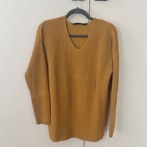 Jenni Kayne Mustard Knit Top